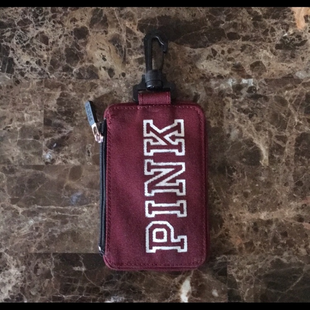 Pink lanyard